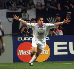 MIjatovic celebra su gol ante la Juventus MIjatovic celebra su gol ante la Juventus