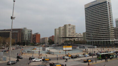 Plaza Pa&iuml;sos Catalans, en Barcelona
