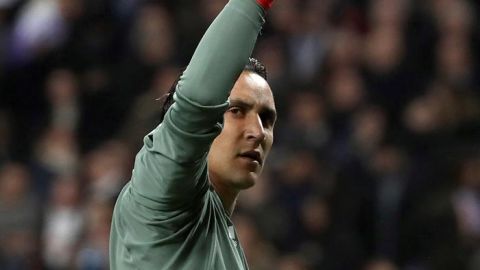 El portero del Real Madrid, Keylor Navas.
