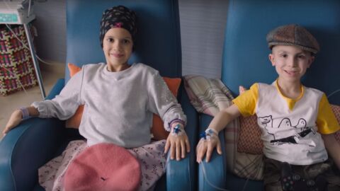 Los dos protagonistas de la campa&ntilde;a