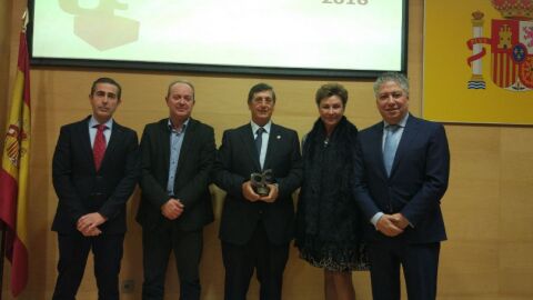 La delegaci&oacute;n de la UMH junto al secretario de Estado de Seguridad Social