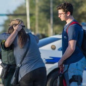 Fotografía después del tiroteo en un instituto de Florida