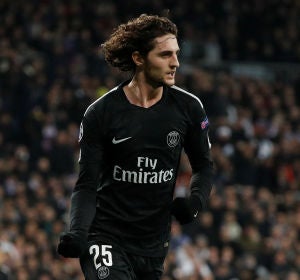 Rabiot, durante el partido del PSG Rabiot, durante el partido del PSG
