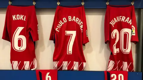 Camiseta del Atlético de Madrid dedicada a Nacho Barberá Camiseta del Atlético de Madrid dedicada a Nacho Barberá