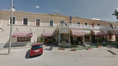 Hotel donde se produjeron los hechos en Motilla del Palancar