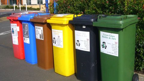 Contenedores de reciclaje