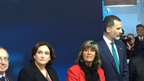 El Rey inaugura el Mobile World Congress