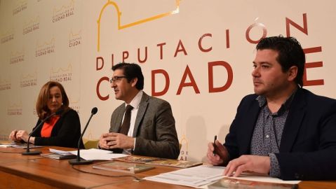 El presidente de la Diputaci&oacute;n, Jos&eacute; Manuel Caballero, durante la presentaci&oacute;n del programa