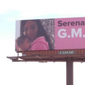 La valla publicitaria del marido de Serena Williams a su mujer