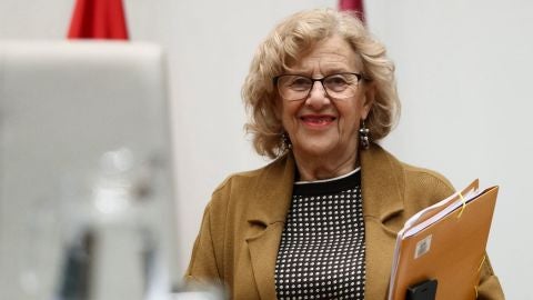La exalcaldesa de Madrid, Manuela Carmena.