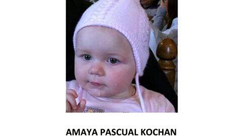 Imagen de la peque&ntilde;a de 16 meses