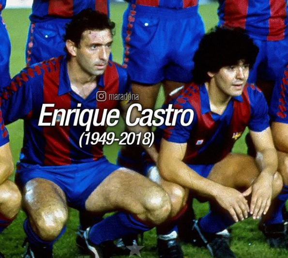 Maradona le dedica unas emotivas líneas a 'Quini': "Un goleador de los que no hay" Maradona le dedica unas emotivas líneas a 'Quini': "Un goleador de los que no hay"