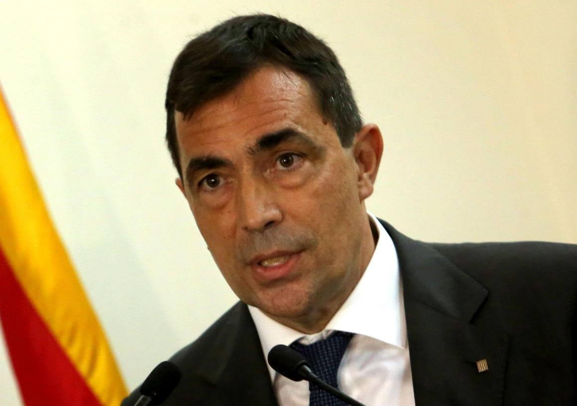 La juez Lamela deja en libertad con medidas cautelares a Pere Soler, exdirector de los Mossos La juez Lamela deja en libertad con medidas cautelares a Pere Soler, exdirector de los Mossos