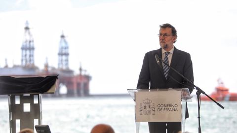 Mariano Rajoy inaugura el Puerto de Granadilla en Tenerife el Viernes 02/03/2018