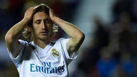 Luka Modric, durante un partido con el Real Madrid Luka Modric, durante un partido con el Real Madrid