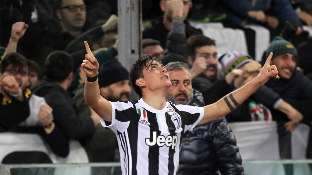 Dybala celebra un gol