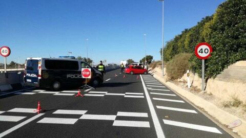 Un control de la Polic&iacute;a Nacional