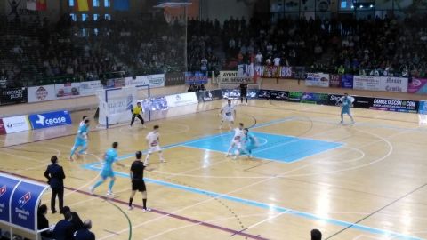Partido entre el Inter Movistar y el Naturpellet Segovia 