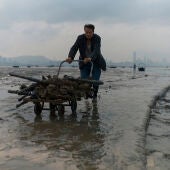 Pueblo de pescadores de Au Fau Shan en Hong Kong (04-04-2018)