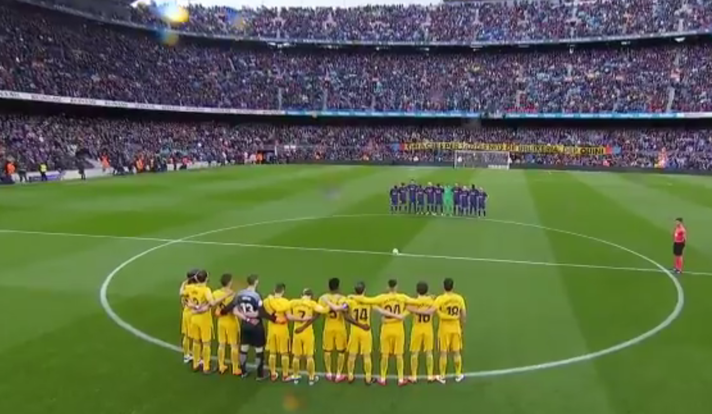 El Barcelona homenajea a 'Quini' antes del arranque del Barcelona - Atlético de Madrid El Barcelona homenajea a 'Quini' antes del arranque del Barcelona - Atlético de Madrid