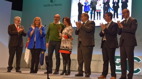 Pilar Zamora recogi&oacute; el premio que se concedi&oacute; al Ayuntamiento de Ciudad Real