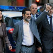  Jordi Sánchez a su llegada a la Audiencia Nacional