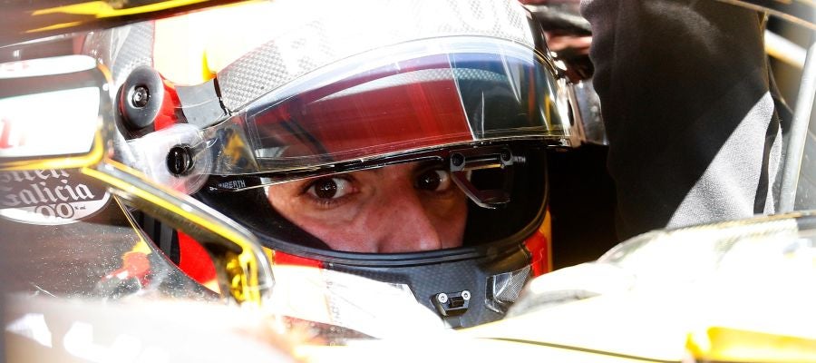 Carlos Sainz, durante los entrenamiento de F1 en Montmeló Carlos Sainz, durante los entrenamiento de F1 en Montmeló