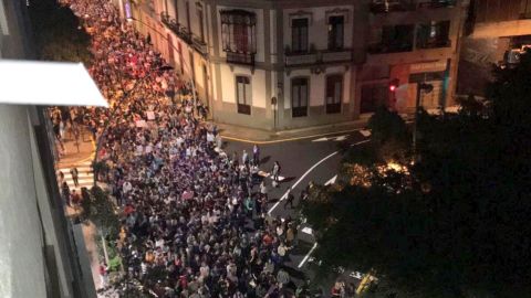 Manifestaci&oacute;n del 8M en Santa Cruz de Tenerife 2018