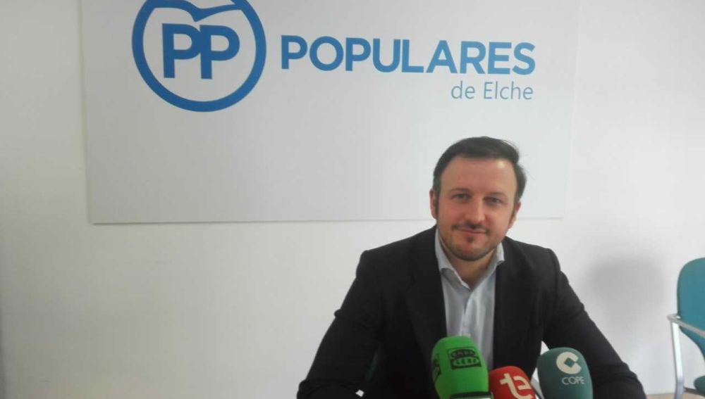 Pablo Ruz, presidente del PP de Elche.