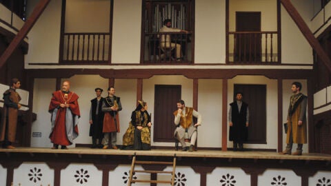 Representaci&oacute;n de una obra en el Corral de Comedias de Almagro