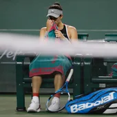 Garbiñe Muguruza, en su partido ante Sachia Vickery Garbiñe Muguruza, en su partido ante Sachia Vickery
