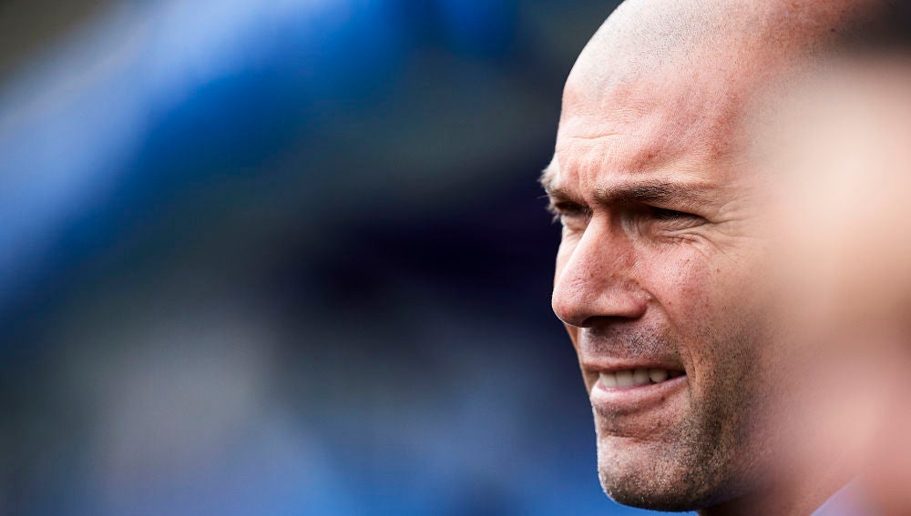 Zinedine Zidane, en Ipurúa
