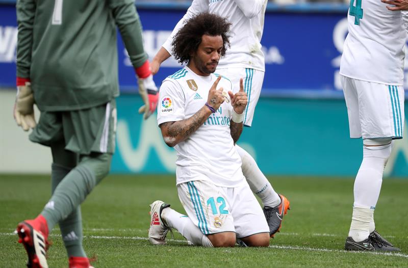 Marcelo: "Cuando los laterales estamos bien el equipo lo nota" Marcelo: "Cuando los laterales estamos bien el equipo lo nota"