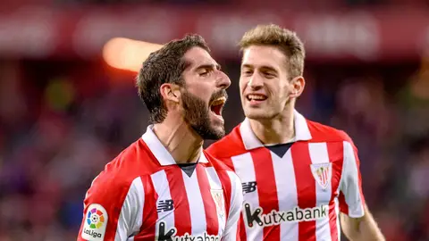 Raúl García celebra un gol con el Athletic Raúl García celebra un gol con el Athletic