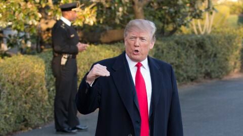 El presidente de EEUU, Donald Trump