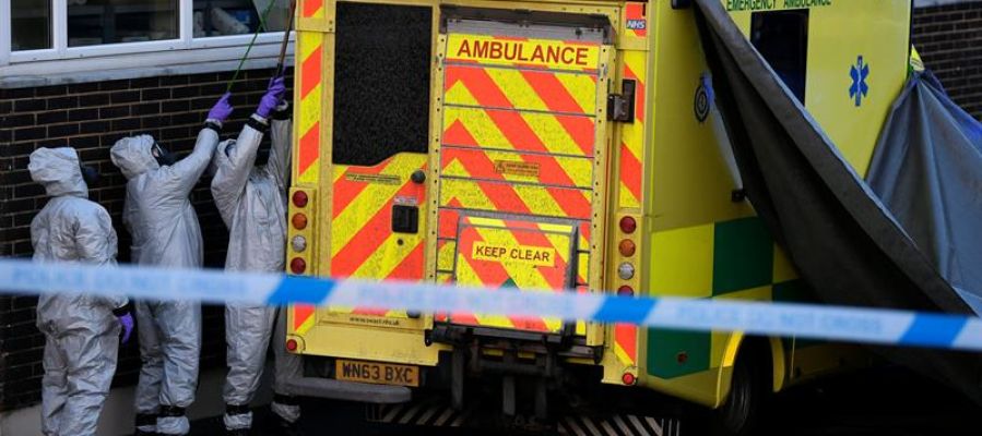 Precintan la ambulancia donde se trasladó a Sergei Skripal Precintan la ambulancia donde se trasladó a Sergei Skripal