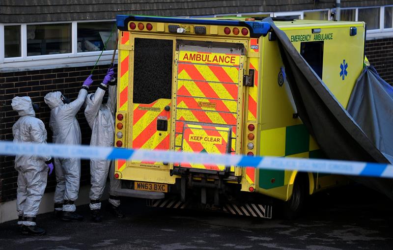 Detectan el agente nervioso que envenenó al espía ruso en un restaurante Detectan el agente nervioso que envenenó al espía ruso en un restaurante