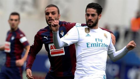 Isco, en un partido como el Real Madrid ante el Eibar. 