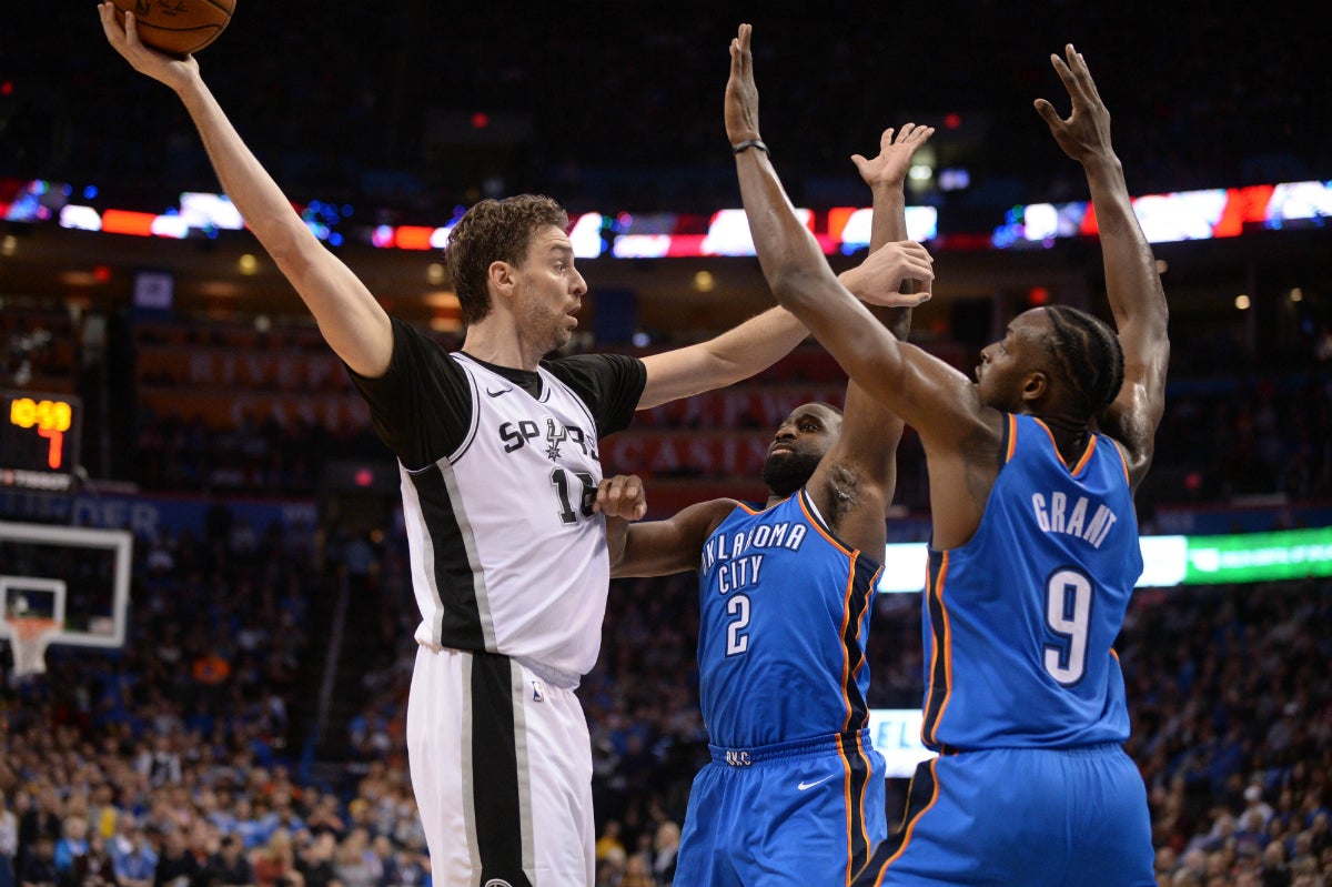 Los Spurs de Pau Gasol pierden contra Alex Abrines y sus Thunder Los Spurs de Pau Gasol pierden contra Alex Abrines y sus Thunder