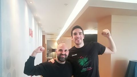 Carlos Su&aacute;rez en 4 Cuartos con David Camps