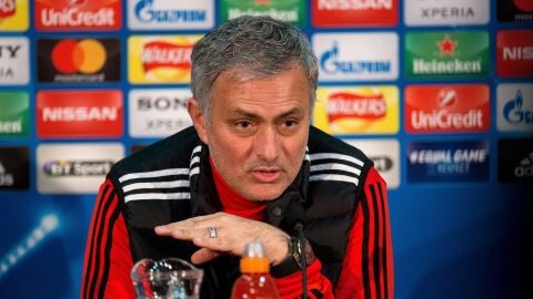 Mourinho en sala de prensa