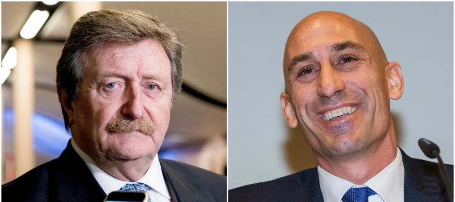 Juan Luis Larrea y Luis Rubiales Juan Luis Larrea y Luis Rubiales