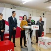 Ana Arabid durante su presentación como candidata a la secretaria general del PSOE de Elche