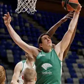 Carlos Suárez, jugador de Unicaja Carlos Suárez, jugador de Unicaja