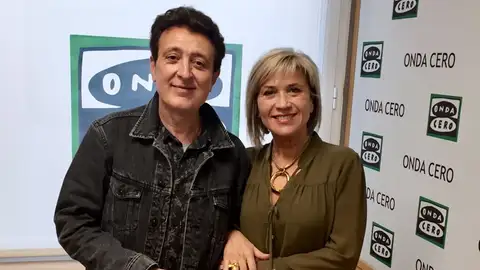 Manolo García con Julia Otero Manolo García con Julia Otero