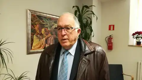 Jesús Ortega, presidente de la Federación Provincial de Jubilados y Pensionistas de Palencia. Jesús Ortega