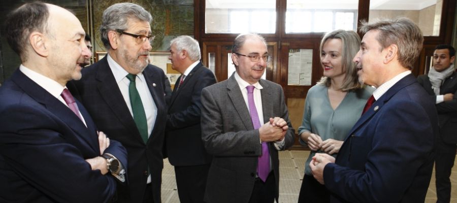 El presidente, Javier Lambán El presidente, Javier Lambán