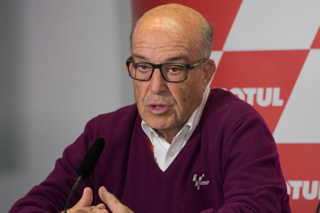 Carmelo Ezpeleta: "El viernes en Austin hablaremos de lo que pasó en Argentina, esperemos que estén Márquez y Rossi" Carmelo Ezpeleta: "El viernes en Austin hablaremos de lo que pasó en Argentina, esperemos que estén Márquez y Rossi"