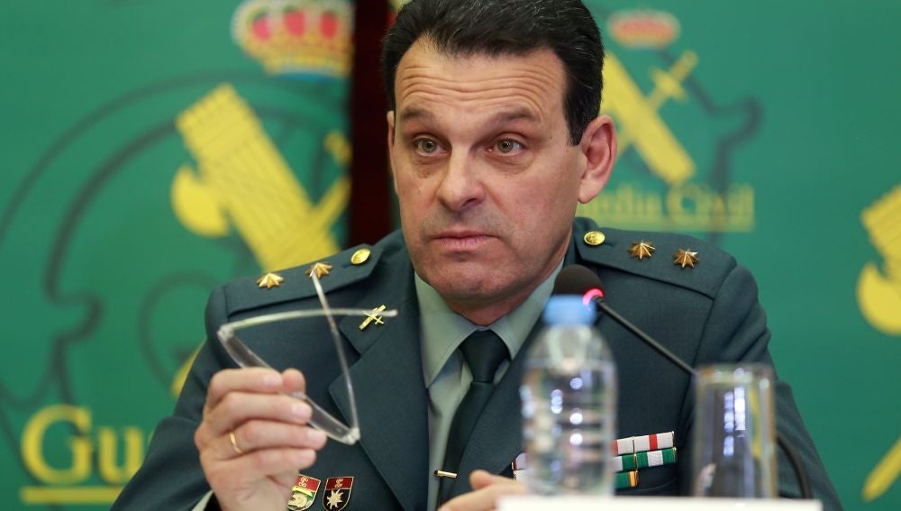 José Hernández Mosquera, teniente coronel Jefe Accidental de la Comandancia de la Guardia Civil de Almería