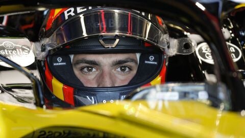 Carlos Sainz, en los primeros libres del GP de Australia